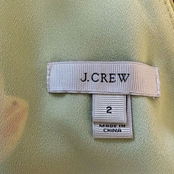Jcrew Green Floral Dress - Picture 4 of 4